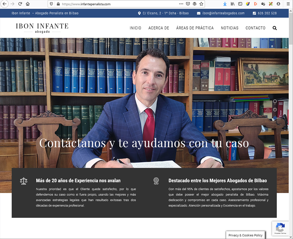 Ibon Infante - Destacado entre los mejores abogados penalistas en Bilbao